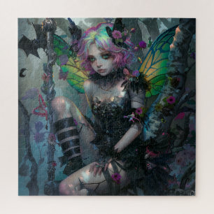 Young Gothic Fairy Jigsaw Puzzle