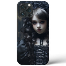Young Gothic Girl in Black