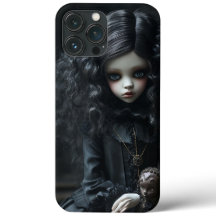 Young Gothic Girl in Black