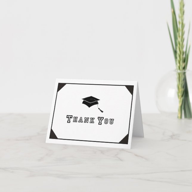 Young Grad Thank You Note Card (Front)