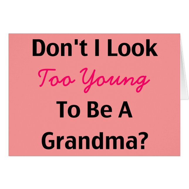 Young Grandma (customisable) (Front Horizontal)