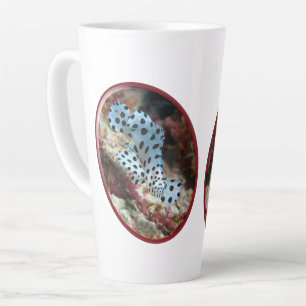 Young Grouper - Oval Photographic Design of Fish Latte Mug