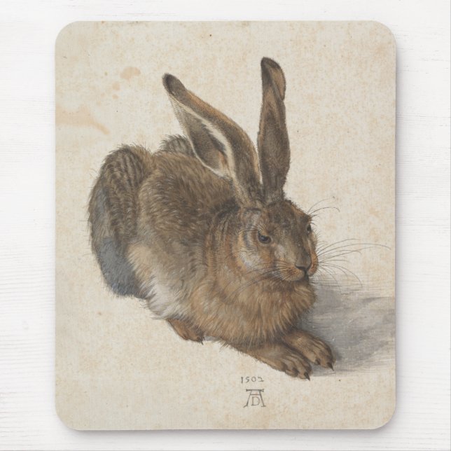Young Hare Albrecht Durer Mouse Mat (Front)