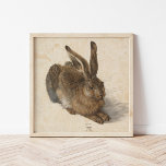 Young Hare | Albrecht Dürer Poster<br><div class="desc">Young Hare (1502) | Albrecht Dürer’s Young Hare (1502) is a meticulously detailed watercolor painting showcasing a lifelike depiction of a hare. Renowned for its extraordinary realism, the artwork captures the texture of the hare’s fur, the delicate light in its eyes, and the subtle play of shadows. This masterpiece demonstrates...</div>