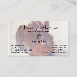 Young Hare by Albrecht Dürer Business Card