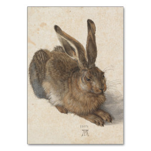 Young Hare by Albrecht Durer Table Number
