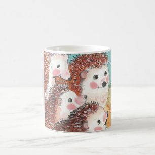 Young Hedgehogs Coffee Mug