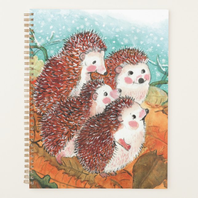 Young Hedgehogs  Planner (Front)