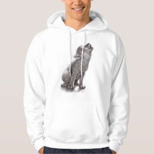 Young Howling Wolf Hoodie