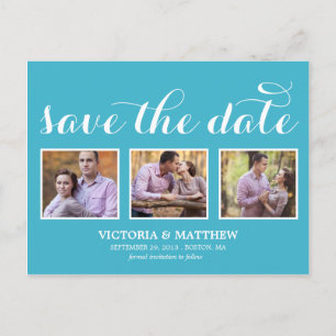YOUNG & IN LOVE SAVE THE DATE ANNOUNCEMENT POSTCARD