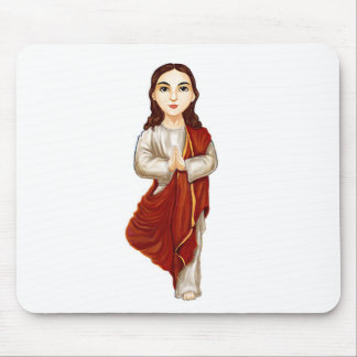 Young Jesus Christ Practicing Yoga Mouse Mat