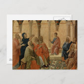 Young Jesus Teaching in the Temple Postcard (Front/Back)