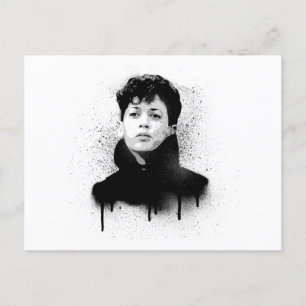 Young Kamala Harris Graffiti Art Postcard