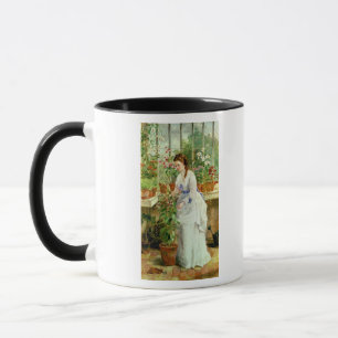 Young Lady in a Conservatory Mug