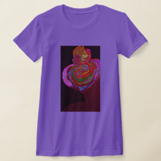 Young Lady with A Custom Made Elegant Hat T-Shirt