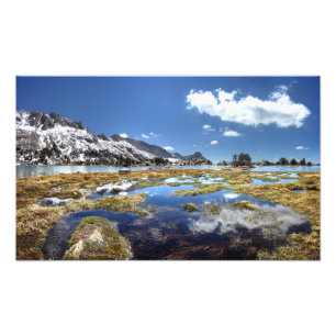Young lakes - Yosemite - Sierra Nevada Mountains Photo Print