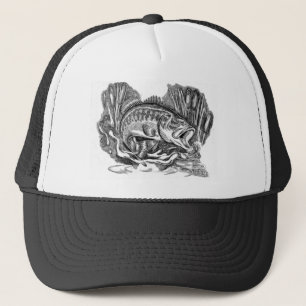 Young Largemouth Bass Trucker Hat