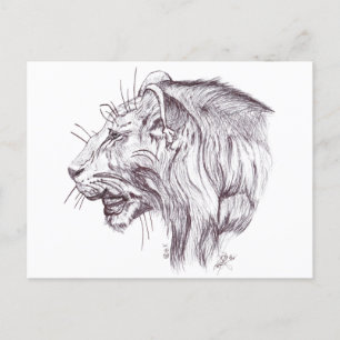 YOUNG LION HOLIDAY POSTCARD