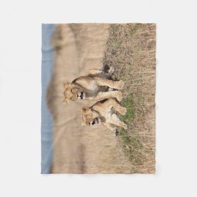Young lions fleece blanket (Front)
