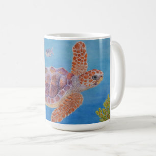 Young Loggerhead Sea Turtle Coffee Mug