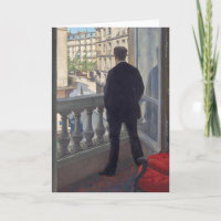 Young Man at His Window by Gustave Caillebotte