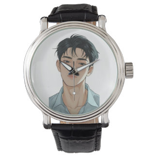 Young man in a soft watch
