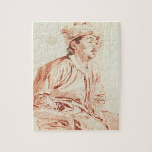 Young Man in Oriental Costume (drawing) Jigsaw Puzzle
