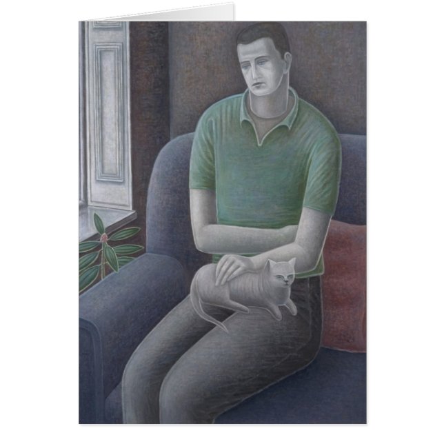 Young Man with Cat 2008 (Front)