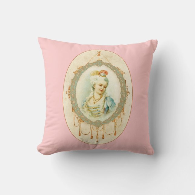 Young Marie Antoinette Portrait Cushion (Front)