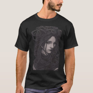 Young Medusa Gothic Horror T-Shirt