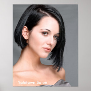Young Model for Hair Salon Poster