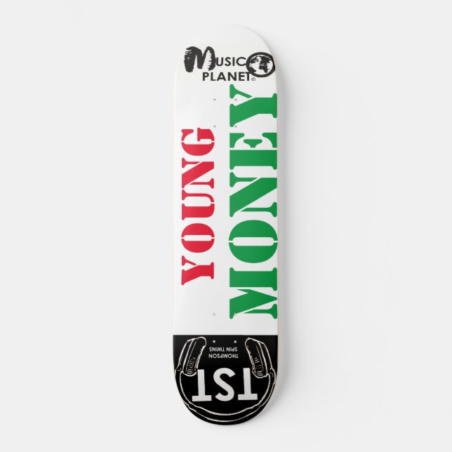 YOUNG MONEY / TST Skateboard (Front)