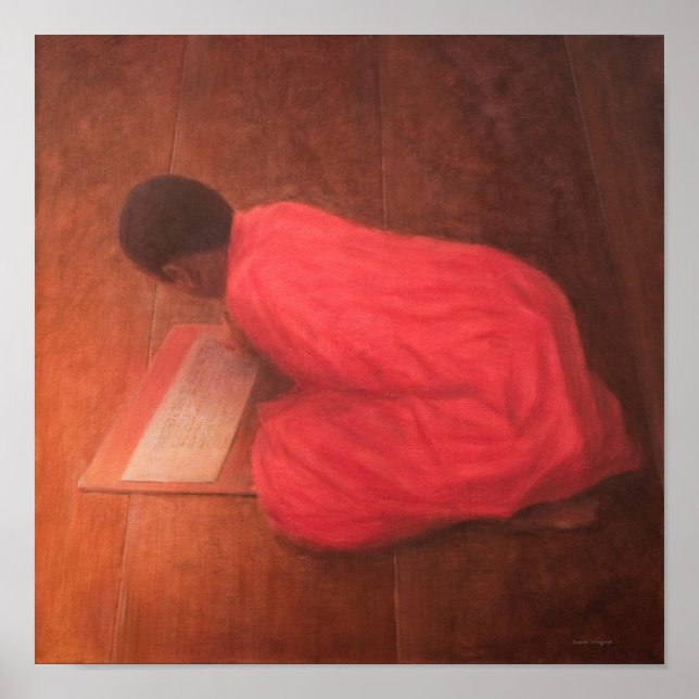 Young Monk in Class Poster (Front)