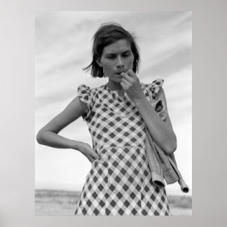 Young Mother in California 1937 Poster