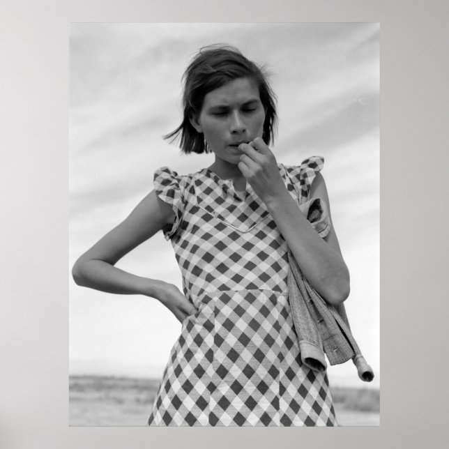 Young Mother in California 1937 Poster (Front)