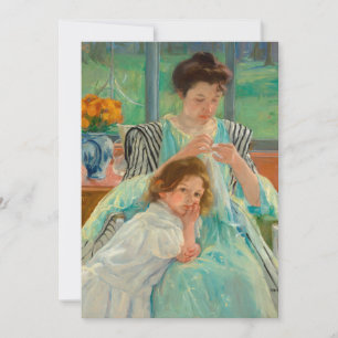 Young Mother Sewing   Mary Cassatt