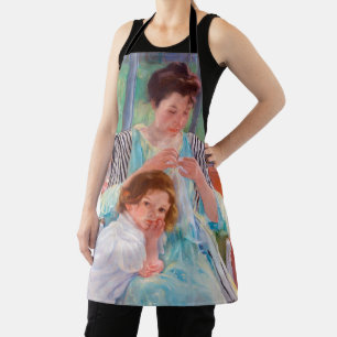 Young Mother Sewing, Mary Cassatt Apron