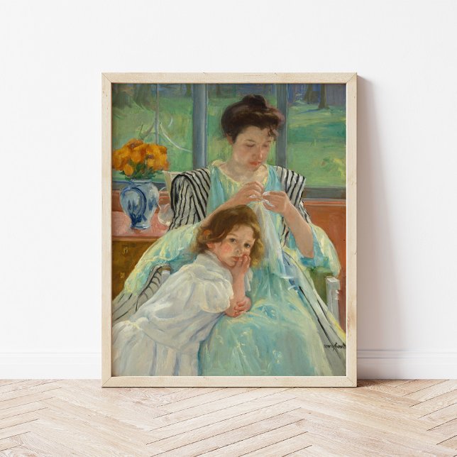 Young Mother Sewing | Mary Cassatt Poster (Creator Uploaded)