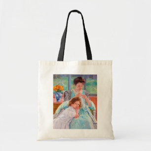 Young Mother Sewing, Mary Cassatt Tote Bag
