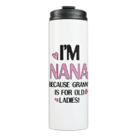 Young Nana Graphic Nana Clipart Design Grandma Art