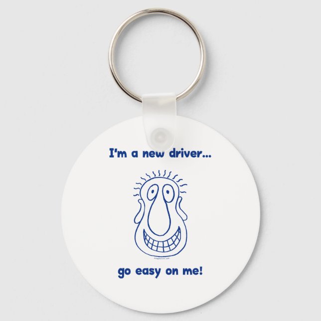 Young New Teen Driver Key Ring (Front)