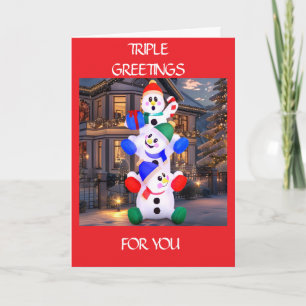 YOUNG ONE IN YOUR LIFE CHRISTMAS WISH HOLIDAY CARD