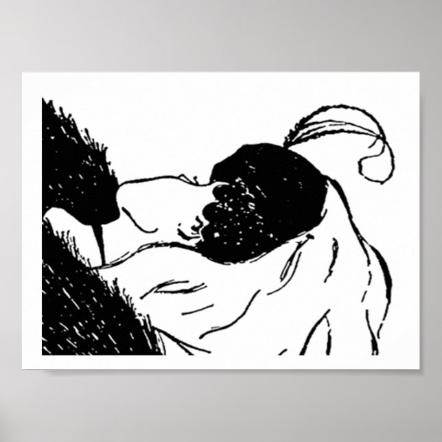 Young or Old Woman Illusion Poster (Front)