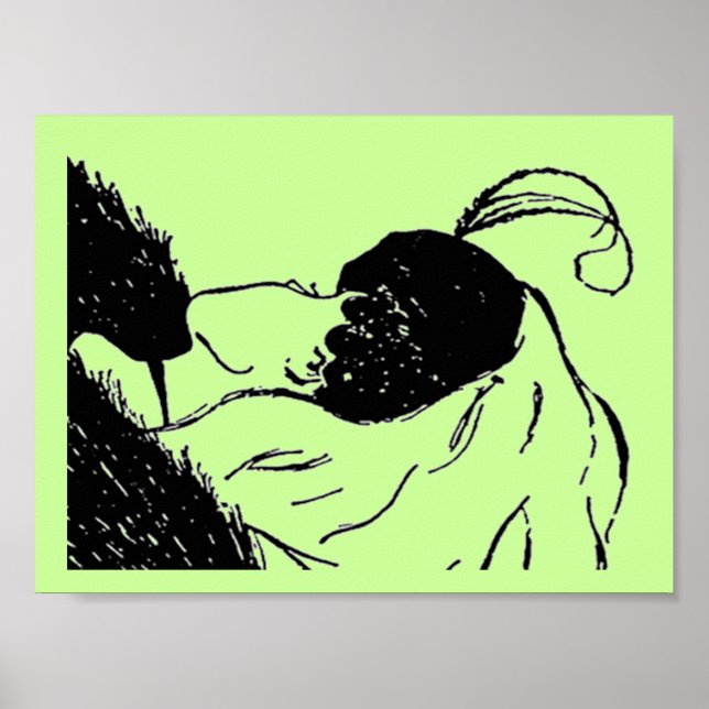 Young or Old Woman Illusion Poster (Front)