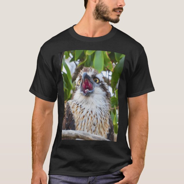 Young Osprey making some noise T-Shirt (Front)