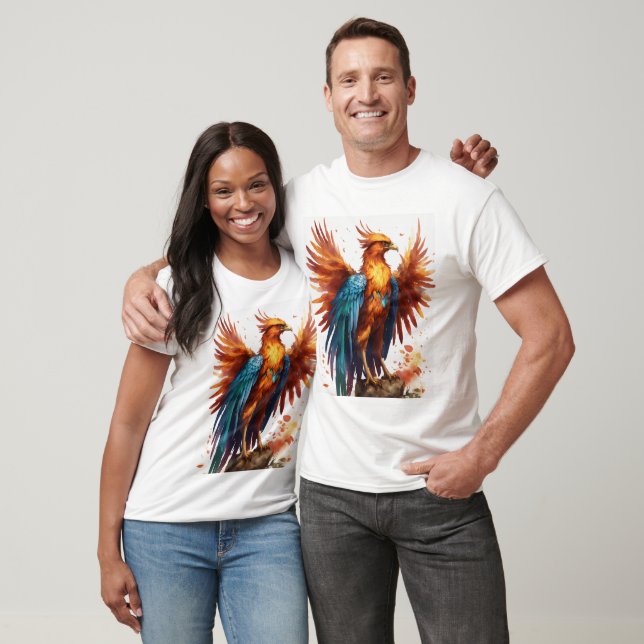 "Young Phoenix: Rebirth in Bloom T-Shirt" T-Shirt (Unisex)