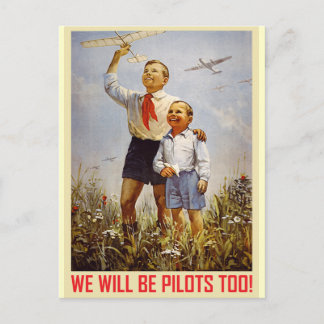 Young Pilots Postcard