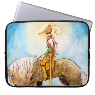 Young Prince on a Horse Laptop Sleeve