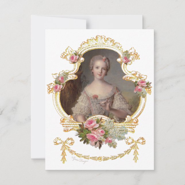 Young Princess Louise Marie of France Announcement (Front)