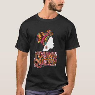 Young Queen Afrocentric Cultural Apparel T-Shirt